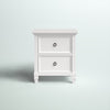 White Westminster Nightstand