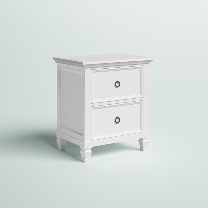 White Westminster Nightstand