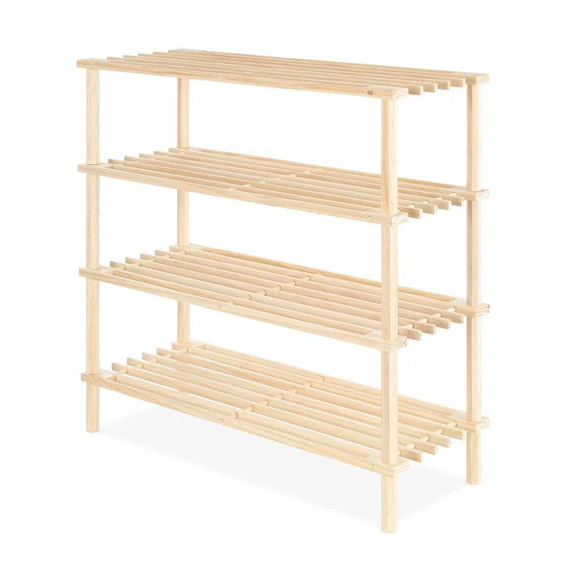 Wood 4-Tier Shelf