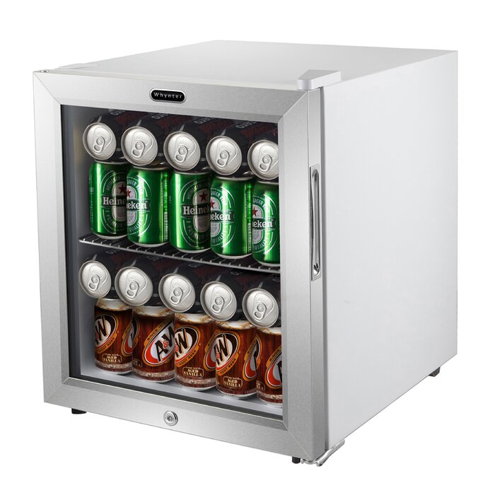 62 Cans Beverage Refrigerator with Lock