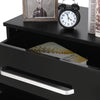 Black Wideman Manufactured Wood Nightstand