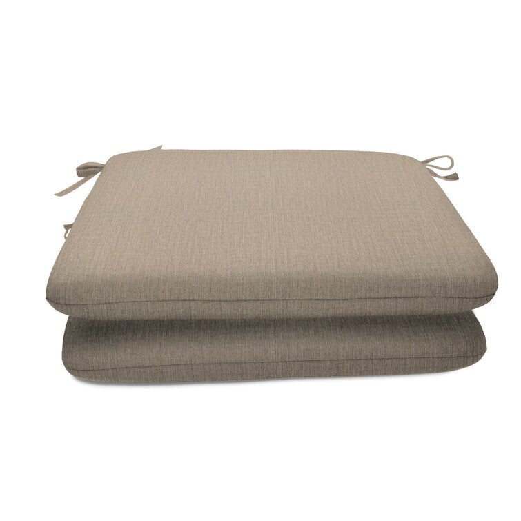 2 Piece Outdoor Seat Cushion