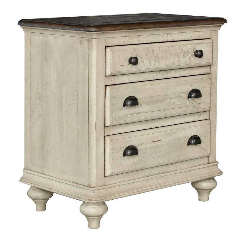 Wilfred Solid Wood Nightstand