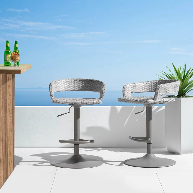 Winnie Patio Bar Stool (Set of 2)