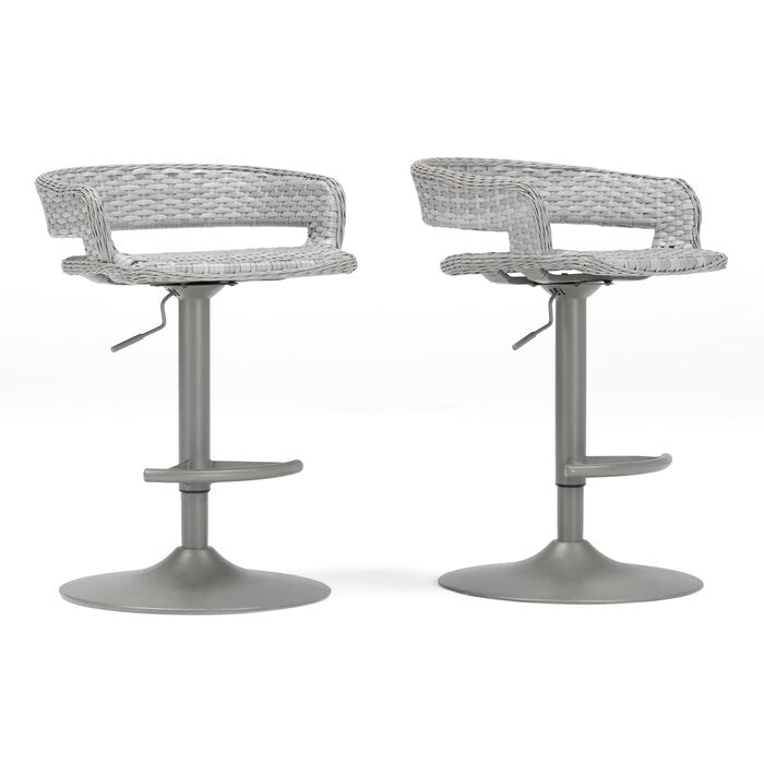 Winnie Patio Bar Stool (Set of 2)