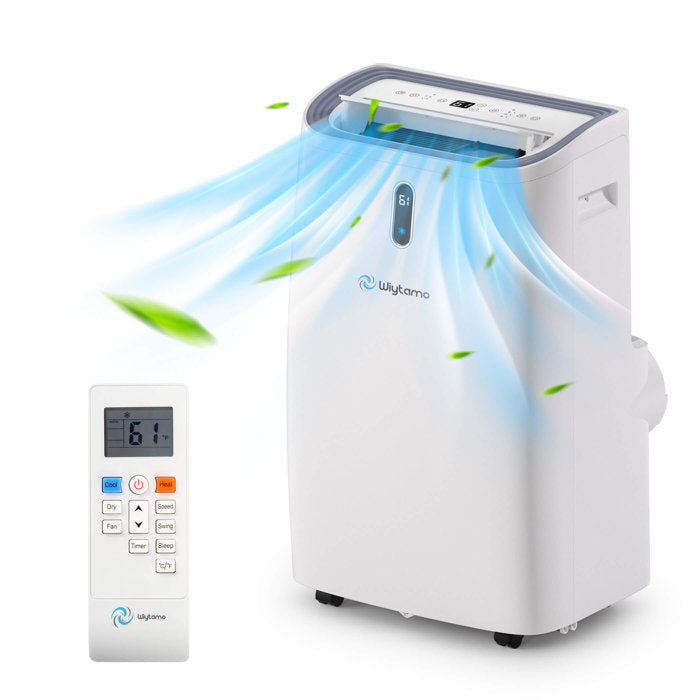 14000 BTU Portable Air Conditioner for 700 Sq. Ft. with Heater and Remote Included