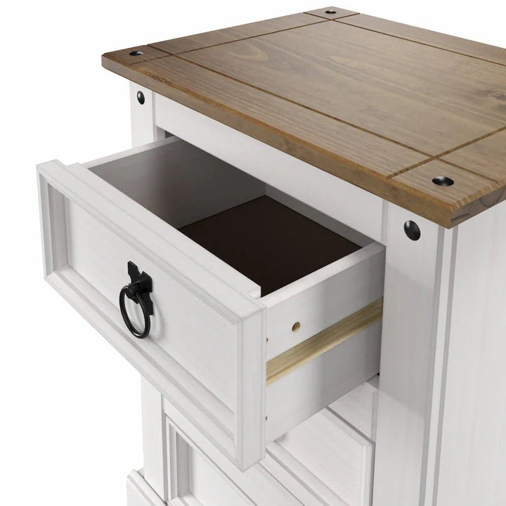 Wood Nighstand 3 Drawers Corona | Furniture Dash - Furniture Dash