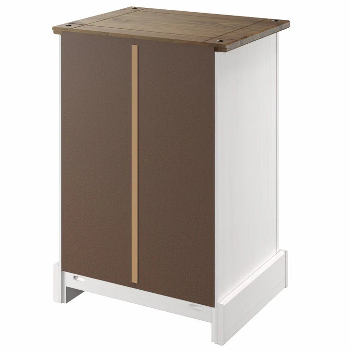 Wood Nighstand 3 Drawers Corona | Furniture Dash - Furniture Dash