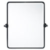 Woodvale Rectangle Metal Wall Mirror