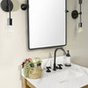 Woodvale Rectangle Metal Wall Mirror