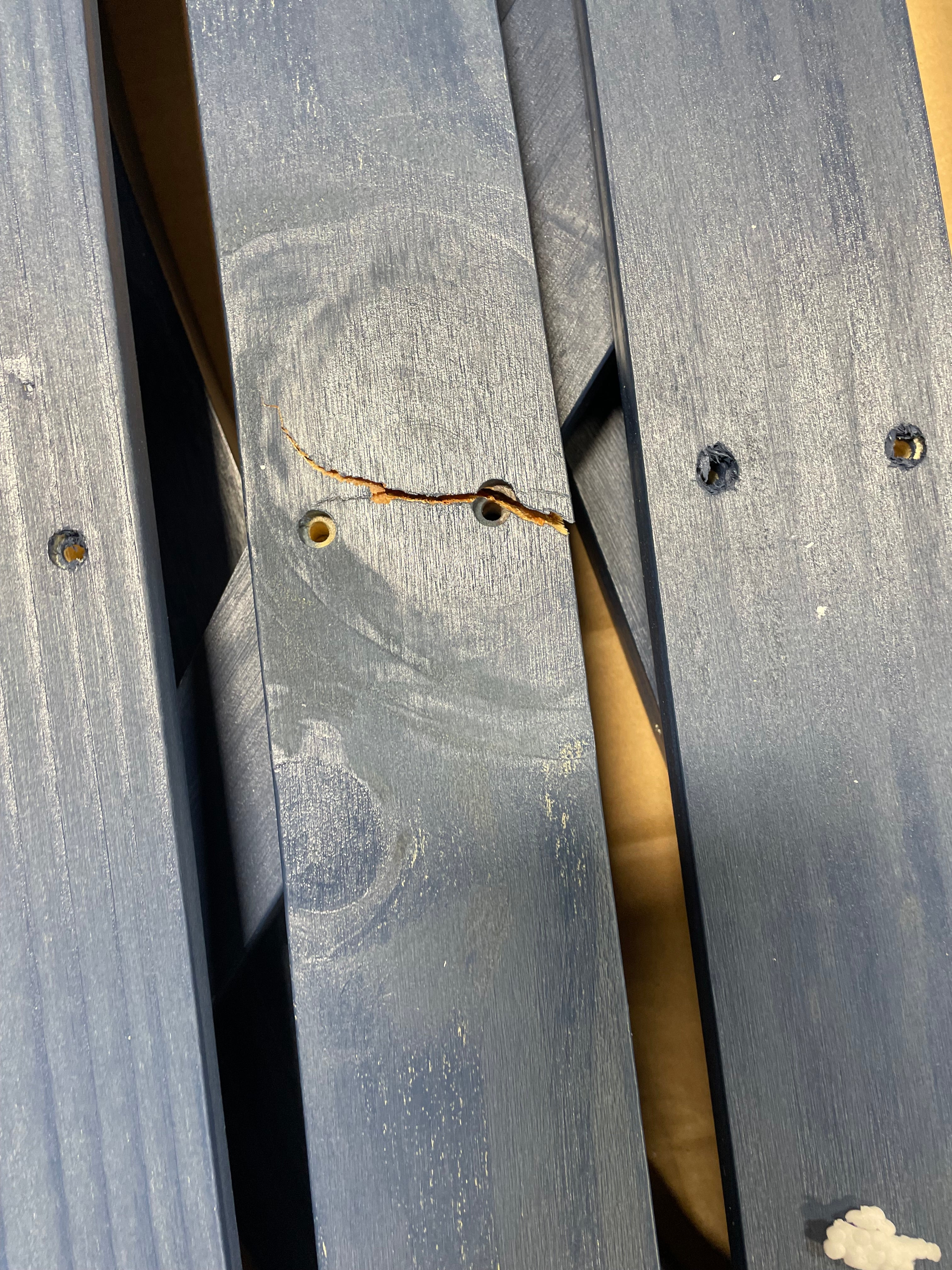 Bessy Pine Rocking Outdoor Adirondack Chair