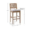 York Solid Wood Bar & Counter Stool