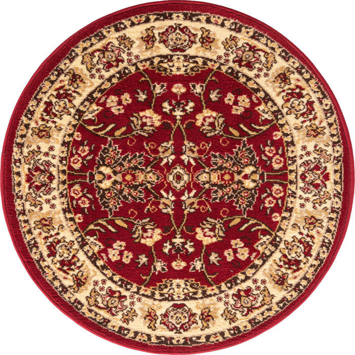 Zayandeh Performance Rust/Red Rug, Round 3'3"