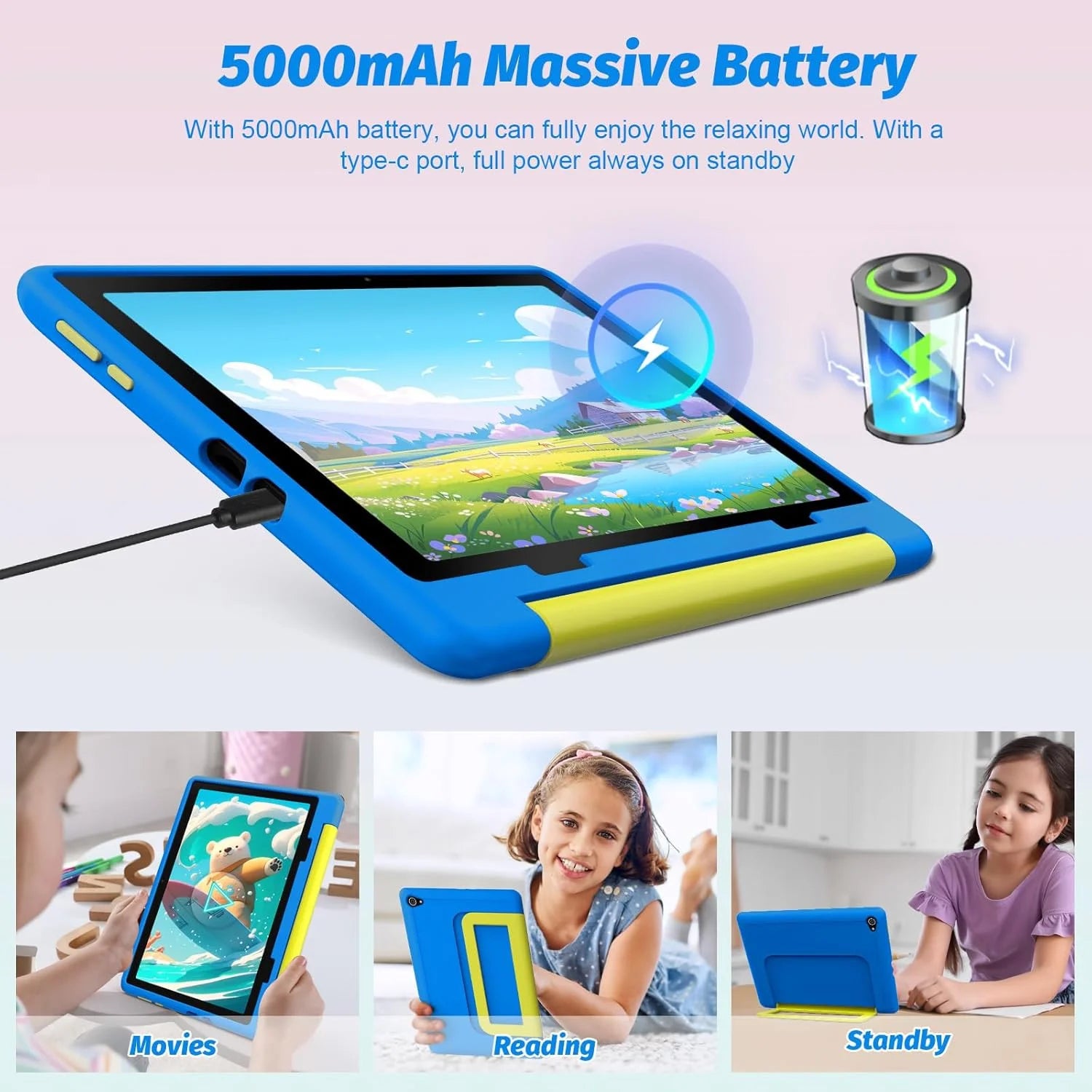 Kids Tablet Android 14 Tablet for Kids