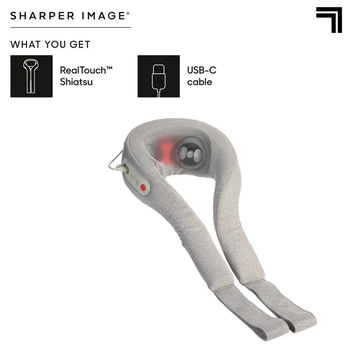 Shiatsu Neck Massager, 3 Intensity Levels and Soothing Heat Mode