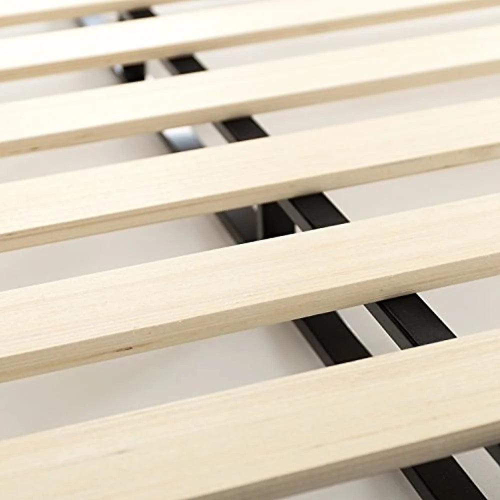 Low Profile Metal Smart Box Spring / Mattress Foundation / Wood Slat Support / Easy Assembly, Queen