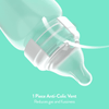Balance + Standard Neck BPA-Free Plastic Baby Bottles, Clear, 6ct