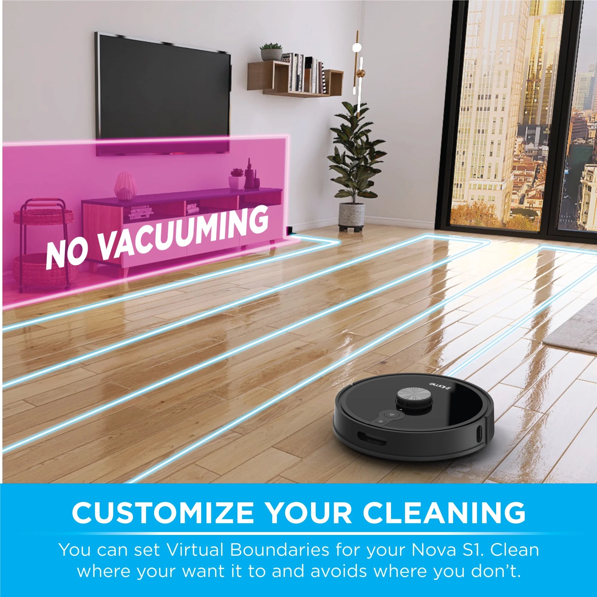 AutoVac Nova S1 Pro Self Empty Robot Vacuum, LIDAR Mapping, Strong Suction