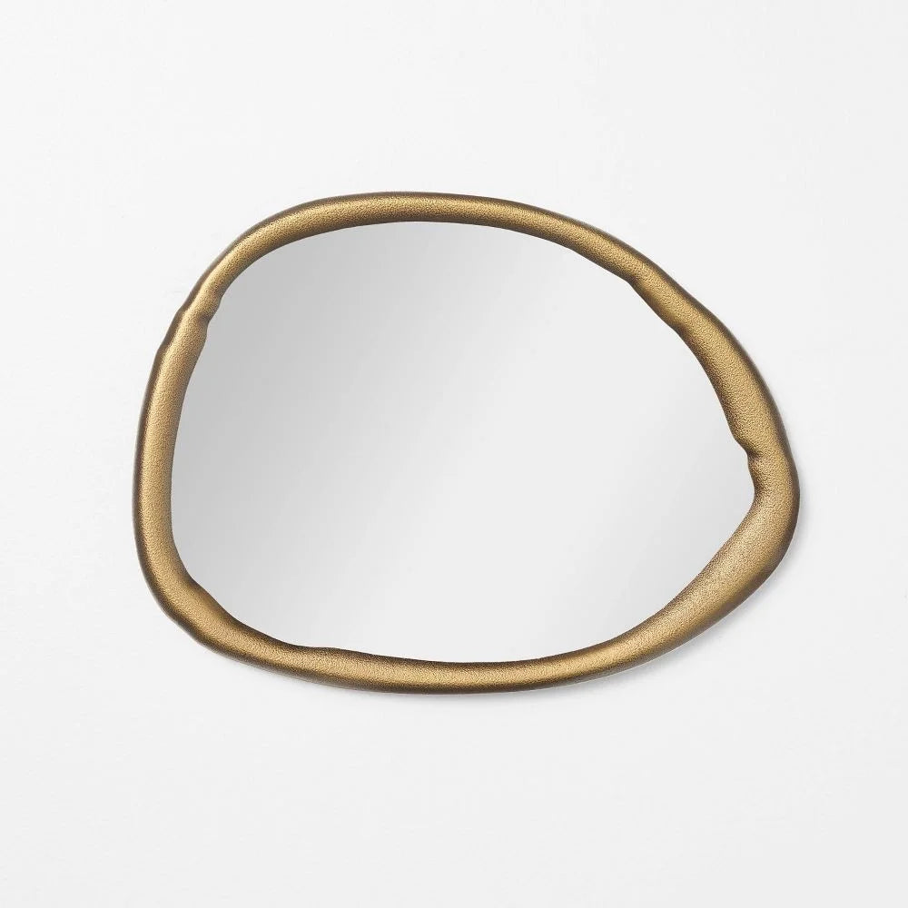 14"x18" Organic Round Mirror SHOWROOM ITEM