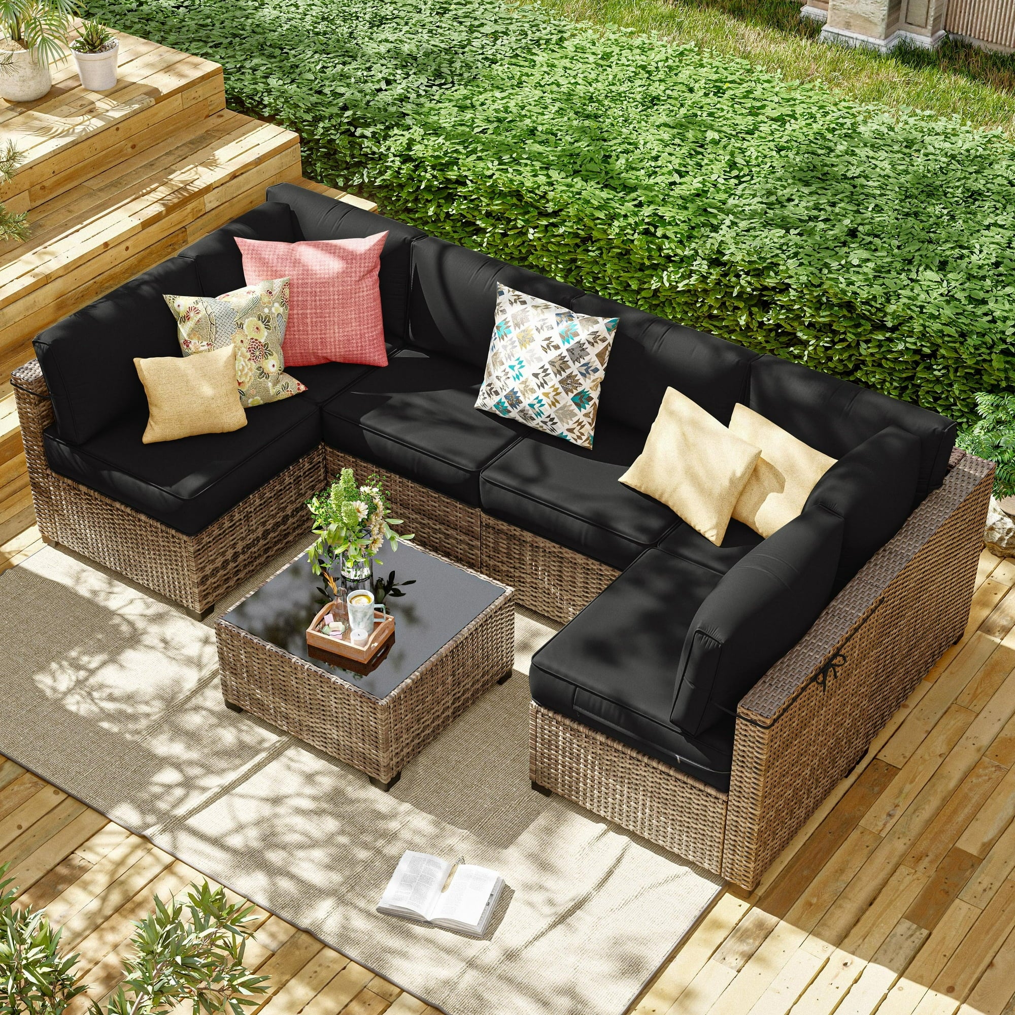 6 Pcs Outdoor Cushion Slipcovers