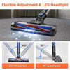 Bossdan Cordless Vacuum, Lightweight Stick Vacuum Cleaner for Hardwood Floor, Quiet, Blue, New