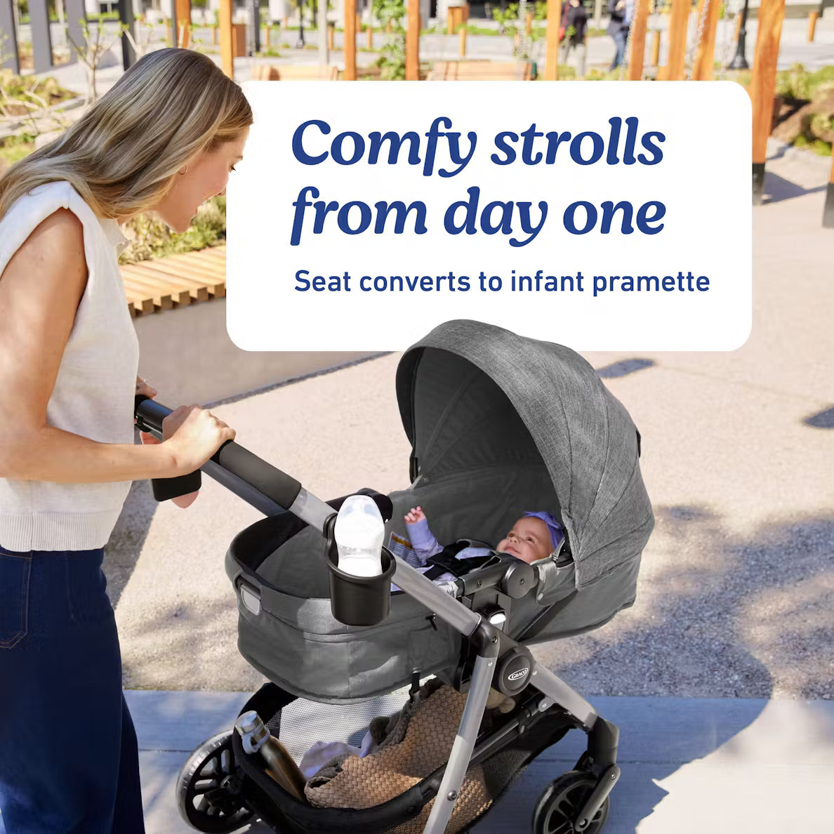 Pramette Travel System - BOTTOM PIECE TO STROLLER ONLY