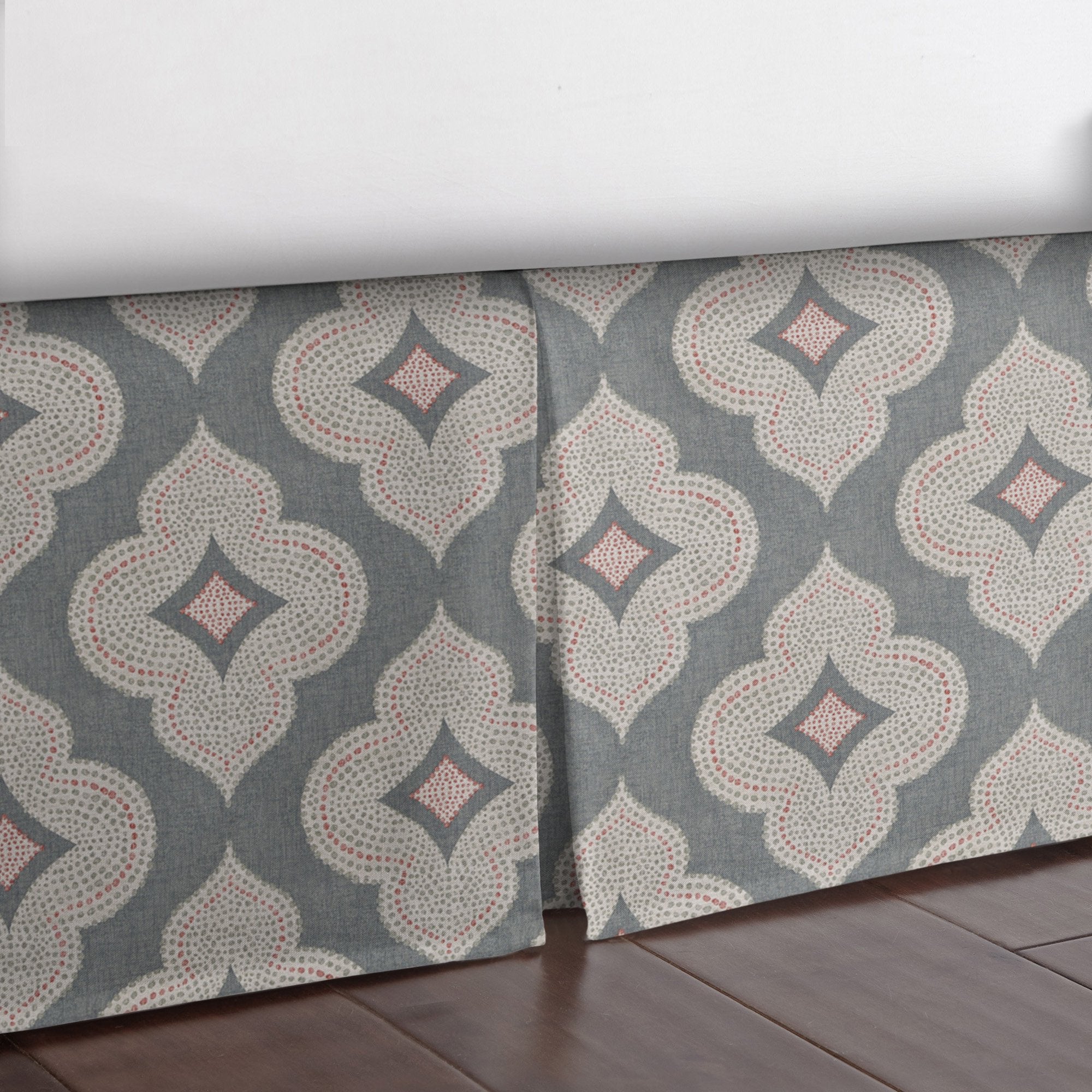Shiloh Cindersmoke Platform Bed Skirt Queen