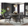 Elements International Collins Dining Table in Weathered Gray - TABLE BASE ONLY