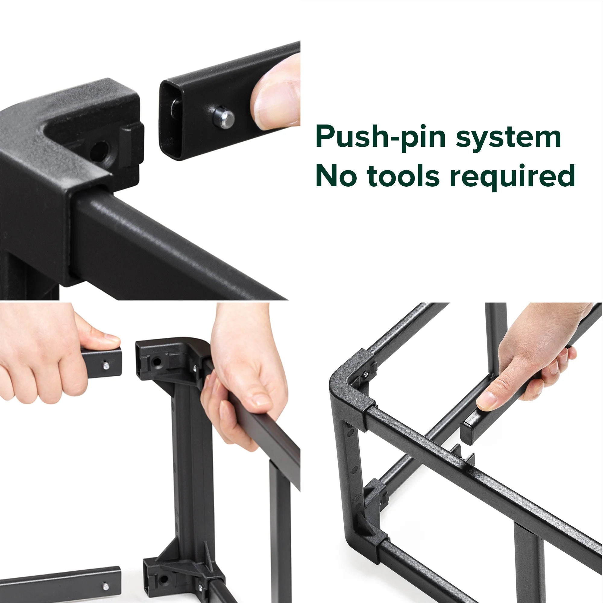 Metal Smart Box Spring with Quick Assembly, Mattress Foundation, Full