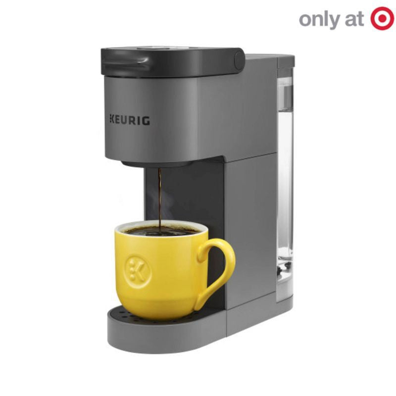 K-Mini Go Single-Serve K-Cup Pod Coffee Maker Gray: Compact Electric Brewer, Uses K-Cups & Pods
