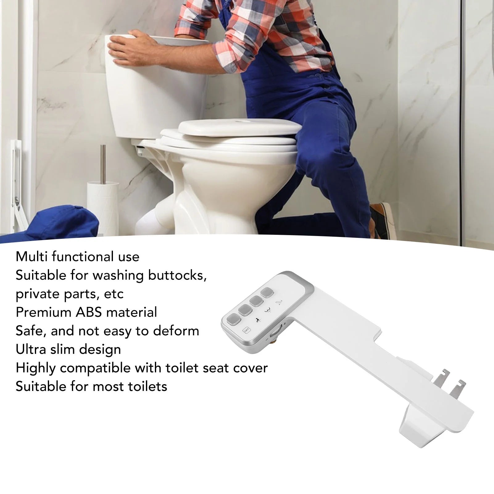 Non Electric Bidet Attachment For Toilet