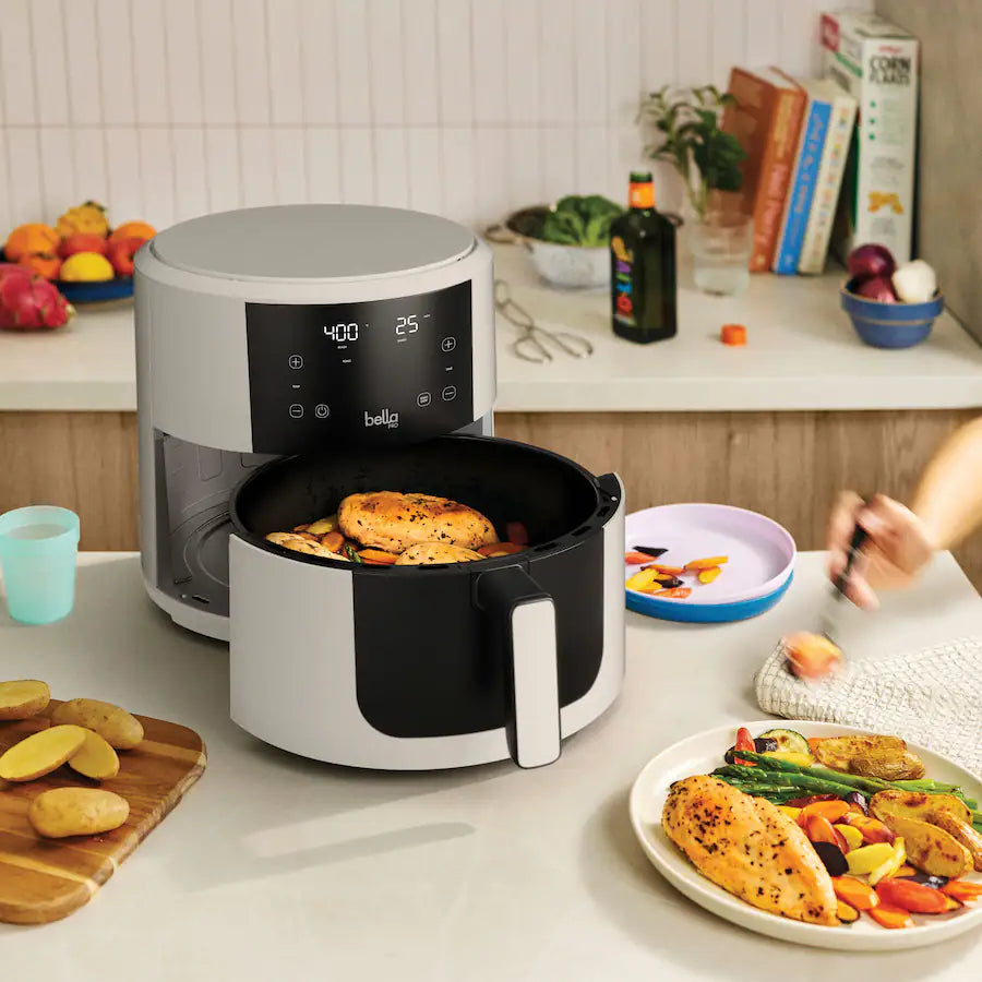 SmartCrisp Touchscreen Air Fryer - Oatmilk