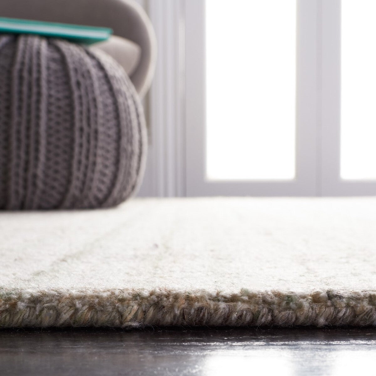 Abstract Rug Handtufted Pure Wool 3' x 5'