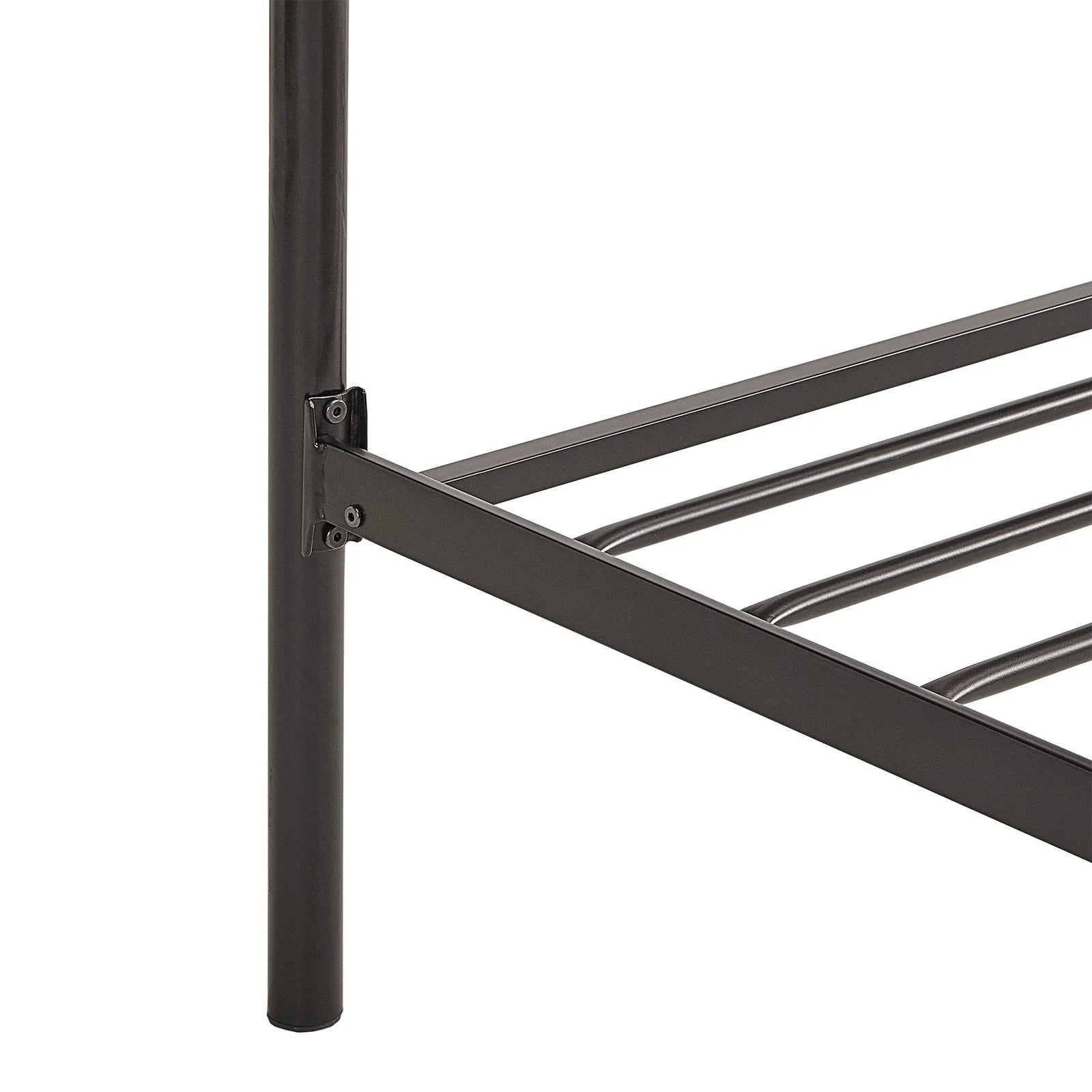Hazleton Black Metal Queen CANOPY BED ONLY