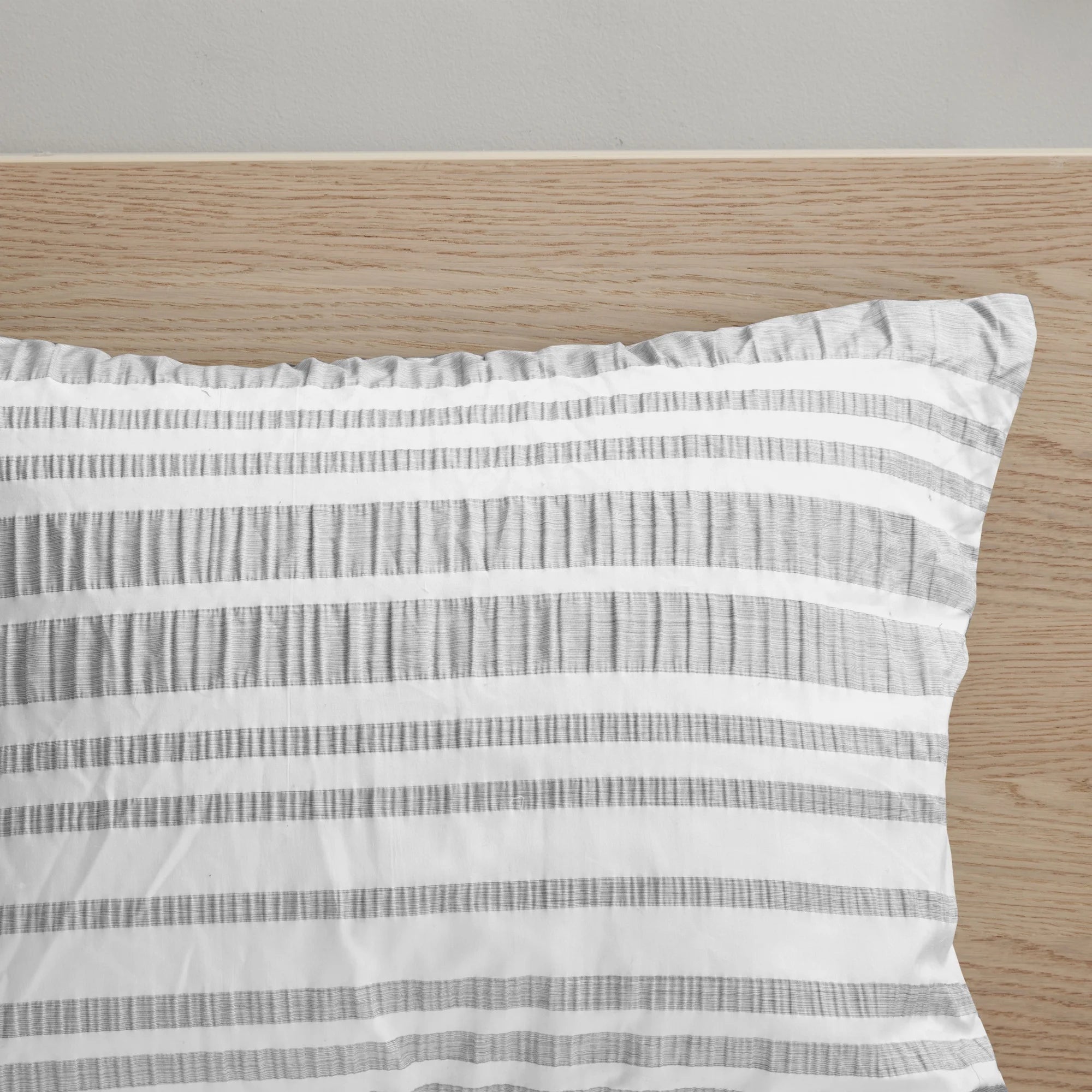 Lumi 3-Piece Striped Comforter Set, Grey - Twin/Twin XL