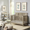 Barnside Farmhouse Wood 4-in-1 Convertible Crib in Vintage Chestnut