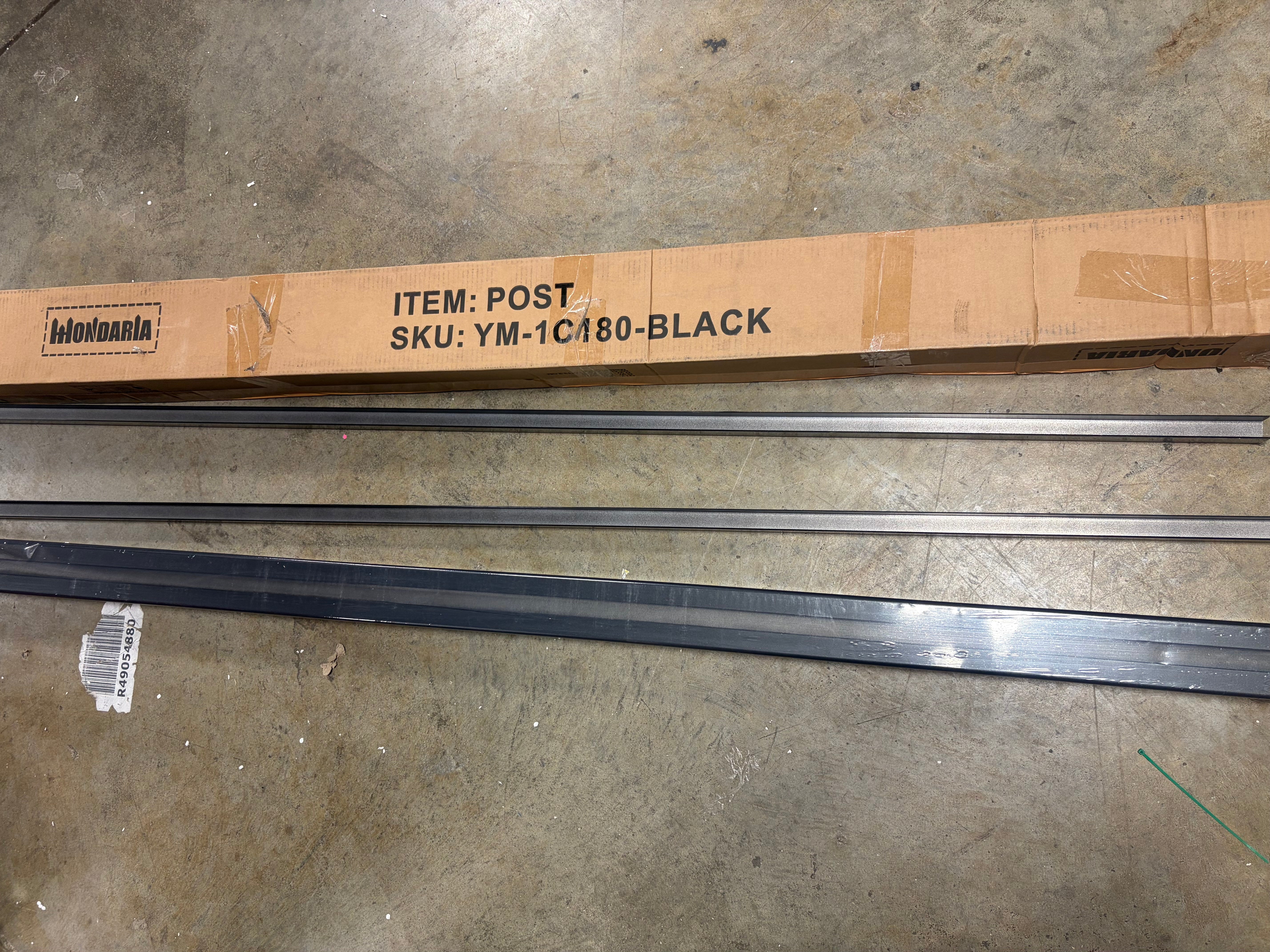 Ground-Mount Corner Fence Post with Base – Adjustable Angle – Salvage ...