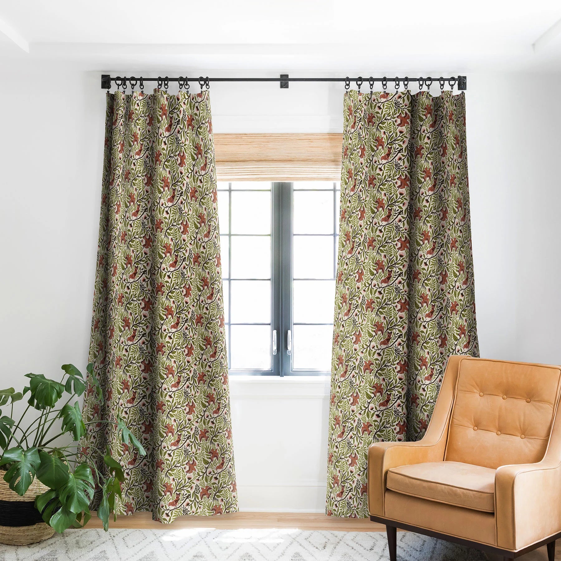 Blackout Window Curtain Secret Garden