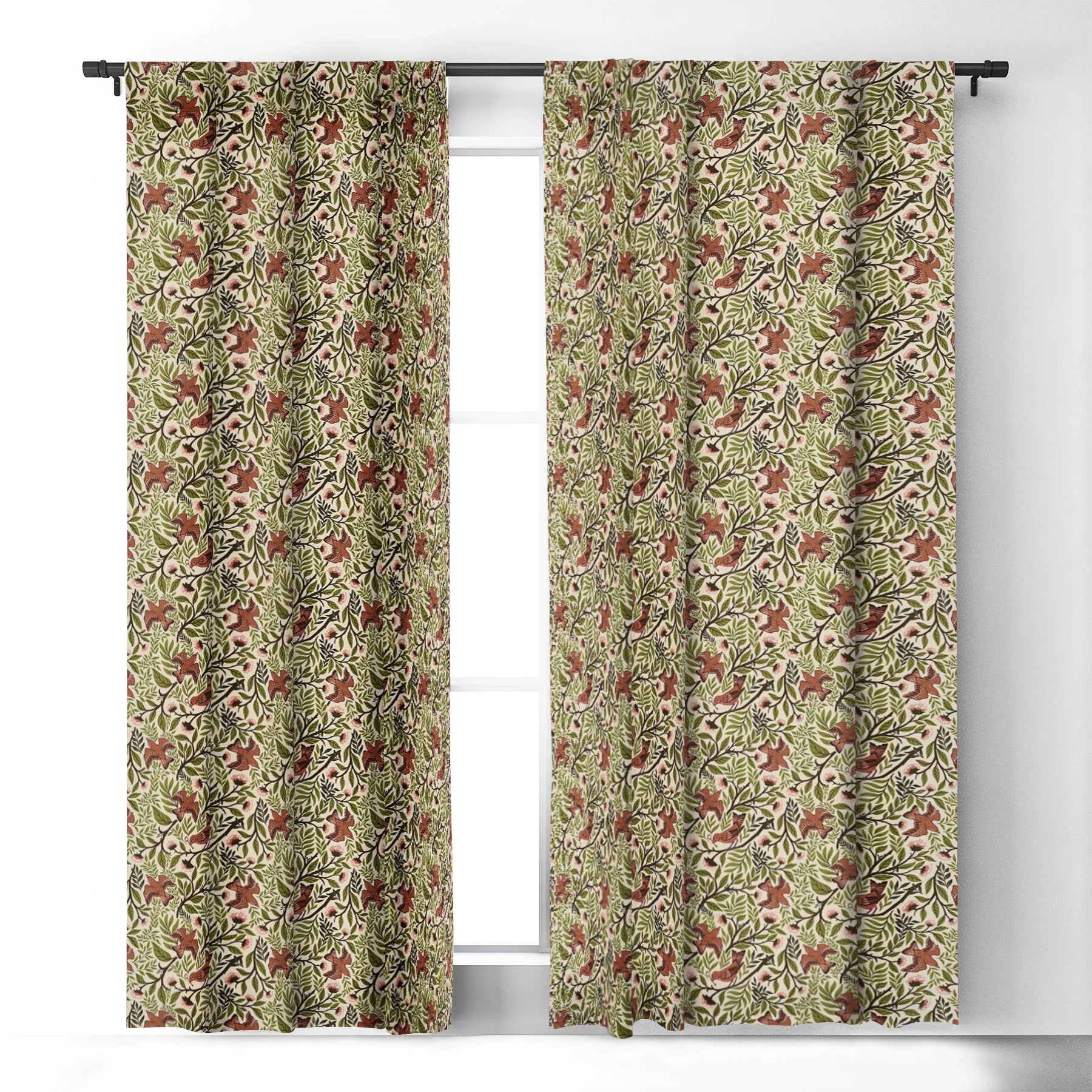 Blackout Window Curtain Secret Garden
