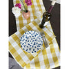 Fennco Styles Classic Buffalo Check Cotton Blend Table Runner - Yellow Holiday