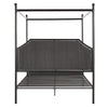 Hazleton Black Metal Queen CANOPY BED ONLY