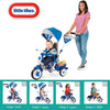 Perfect Fit 4-in-1 Trike, Convertible Tricycle, Ages 9 Months to 3 Years, Blue