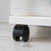 9-Drawers White Rolling Plastic Storage Drawer Cart