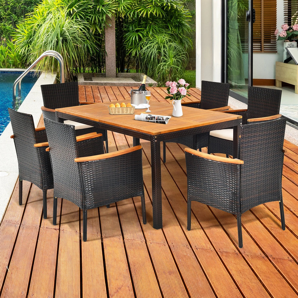 Outdoor Dining Table and (2) Chairs – Salvage & Co Indy