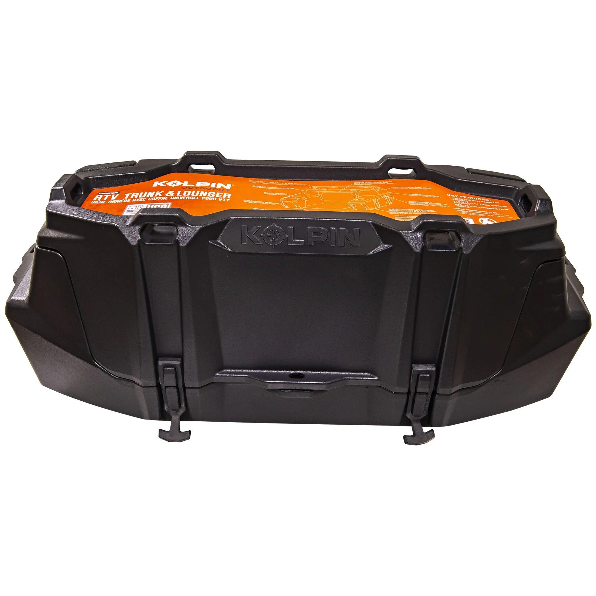 ATV Trunk & Lounger 31gal Storage Removable Non-Slip Seat Pads
