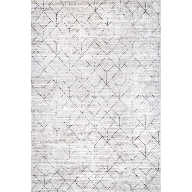 Regan Modern Geometric Machine Washable Area Rug