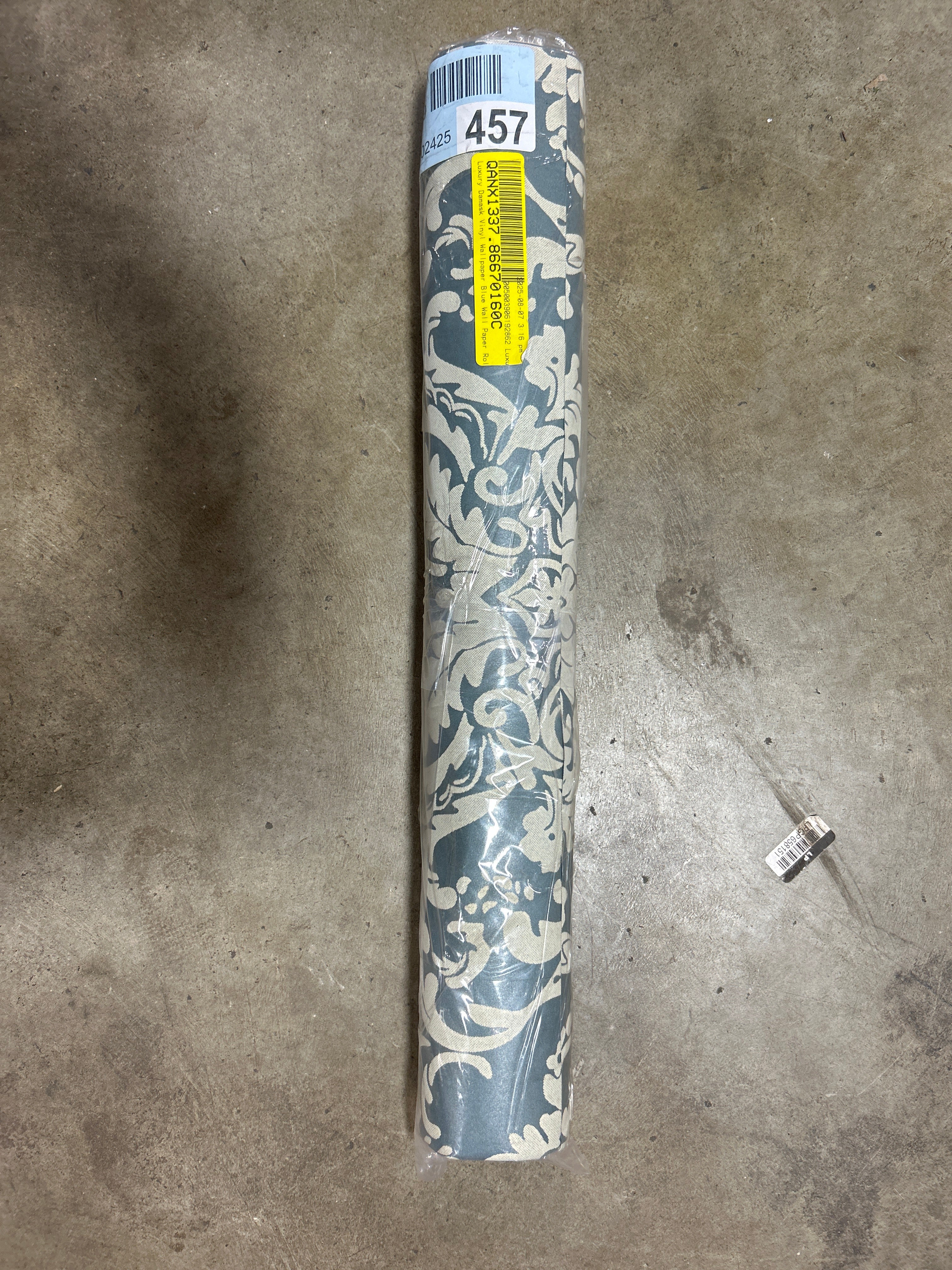 Metallic Wallpaper Victorian Damask Faux Textile Textures Rolls 3d