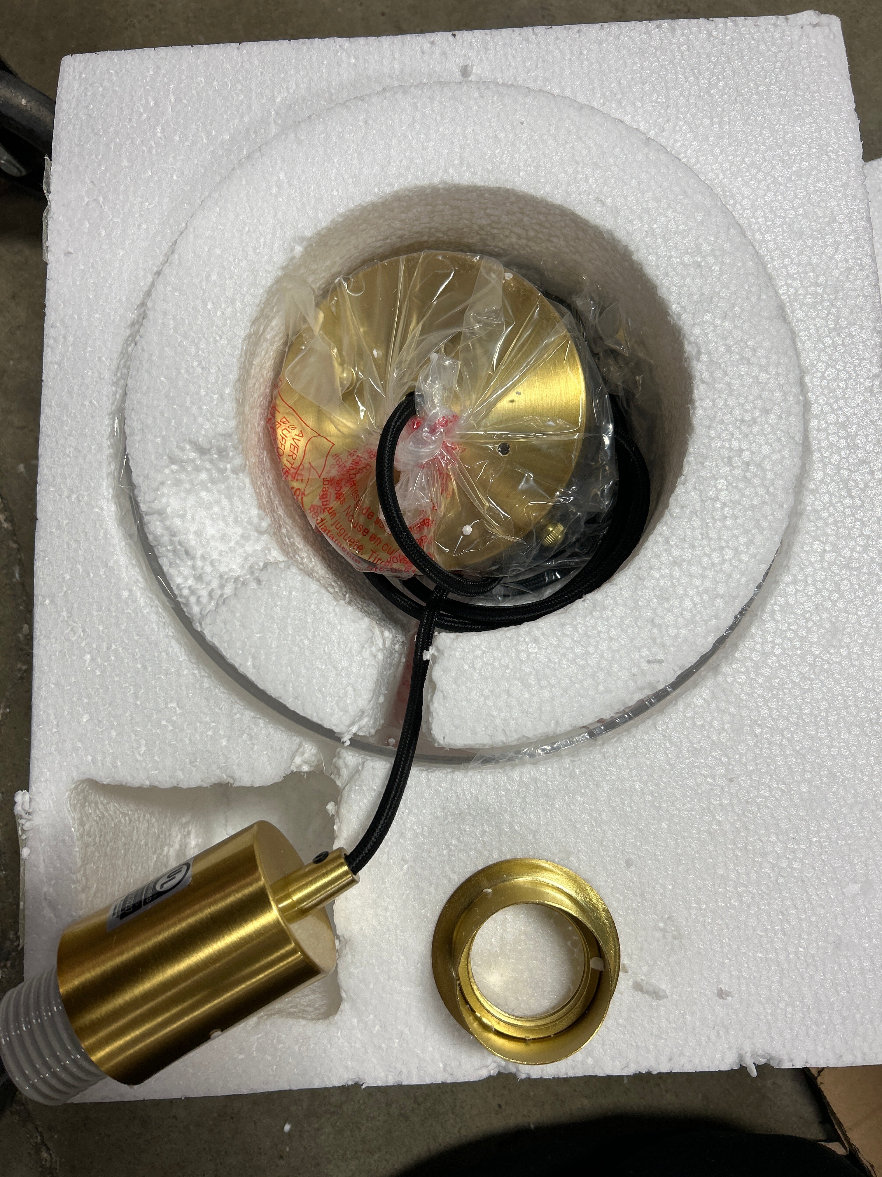 Pendant with Glass Shade