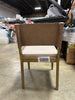 Wood Counter Height Bar Stool Light Brown Flax 1-Piece