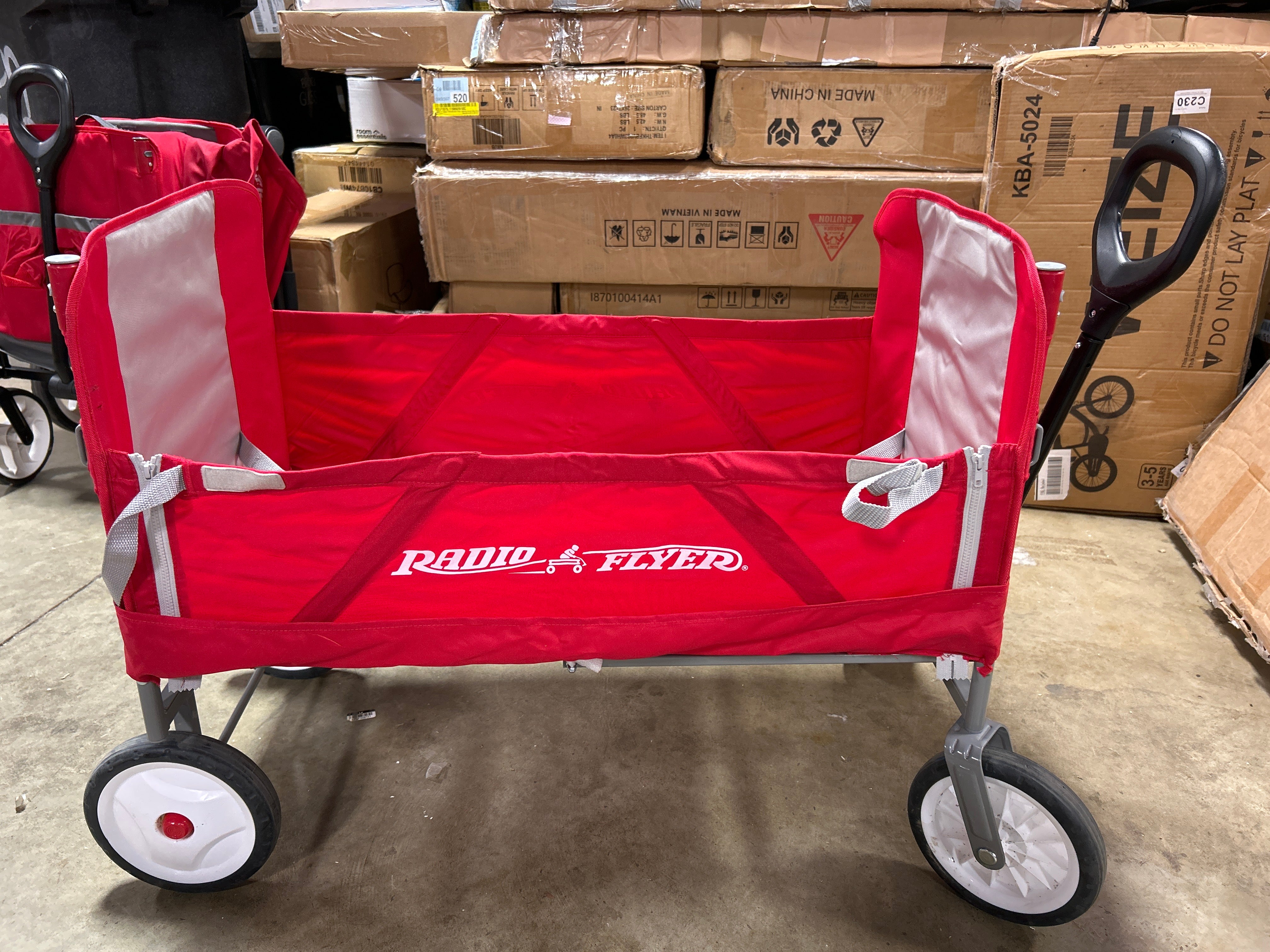 3 in 1 EZ Fold Wagon - Red
